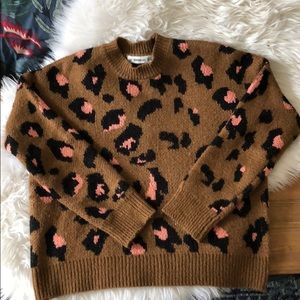 Cheetah Print Sweater